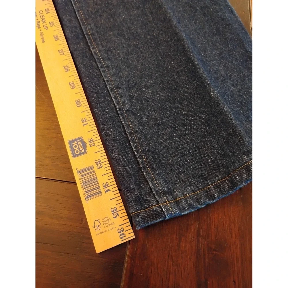 Wrangler 36MWZ Slim Fit Cowboy Cut Jeans Dark Wash 38x36 Mens Denim Indigo